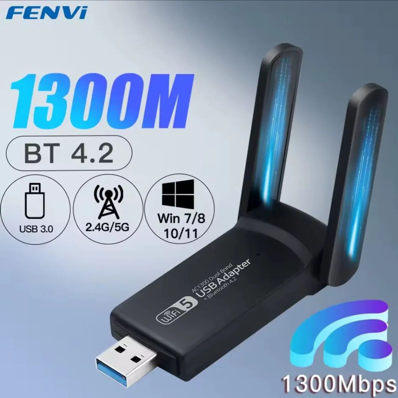 Adaptador Wi-Fi USB + Bluetooth  - Foto 2