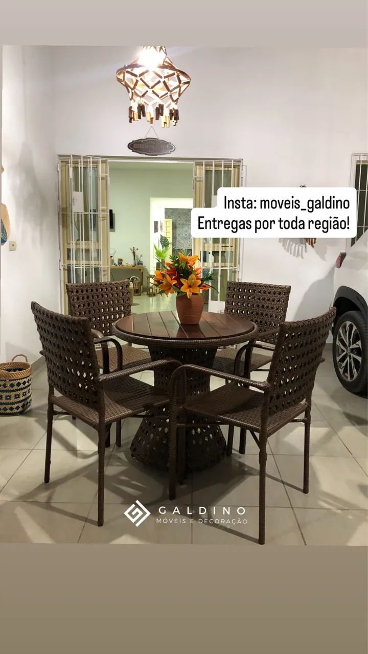Mesas 4 lugares para área externa, gourmet ou varandas  - Foto 2