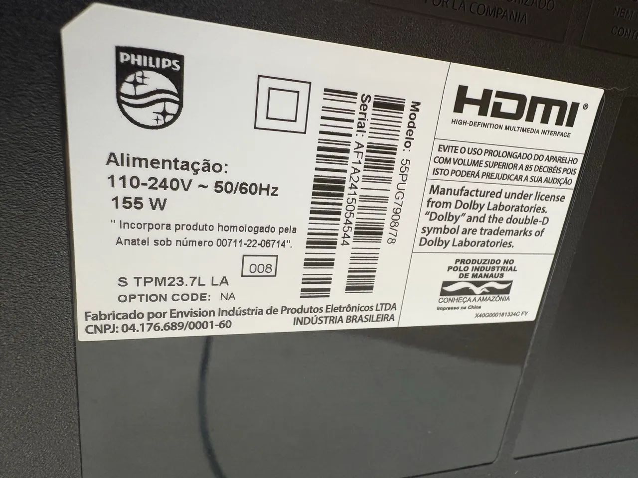 Smart TV Philips 55 polegadas - modelo limitado - Foto 4