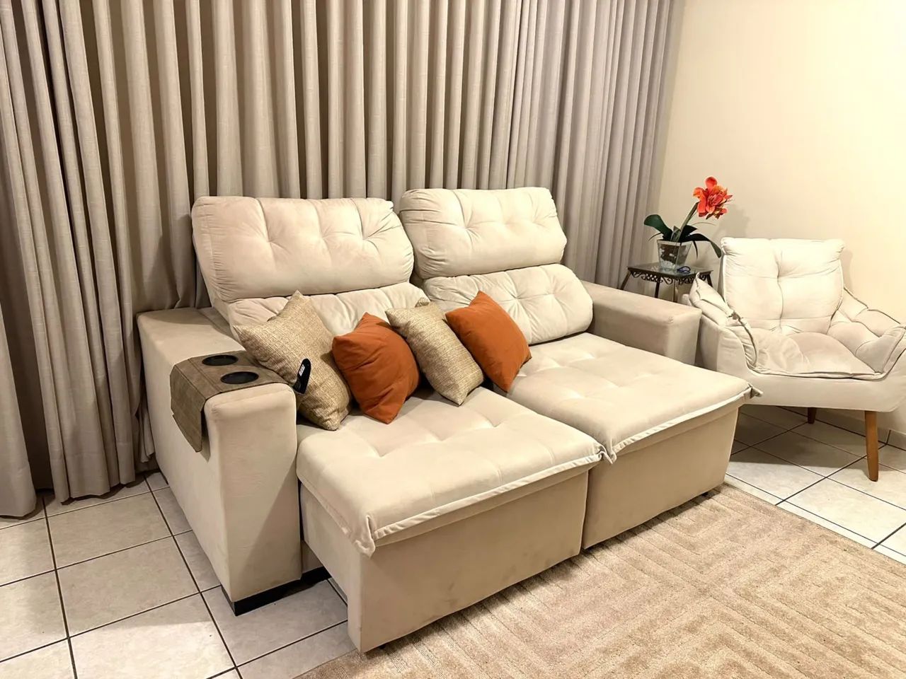 Sofá cama confortável em ótimo estado. - Foto 2