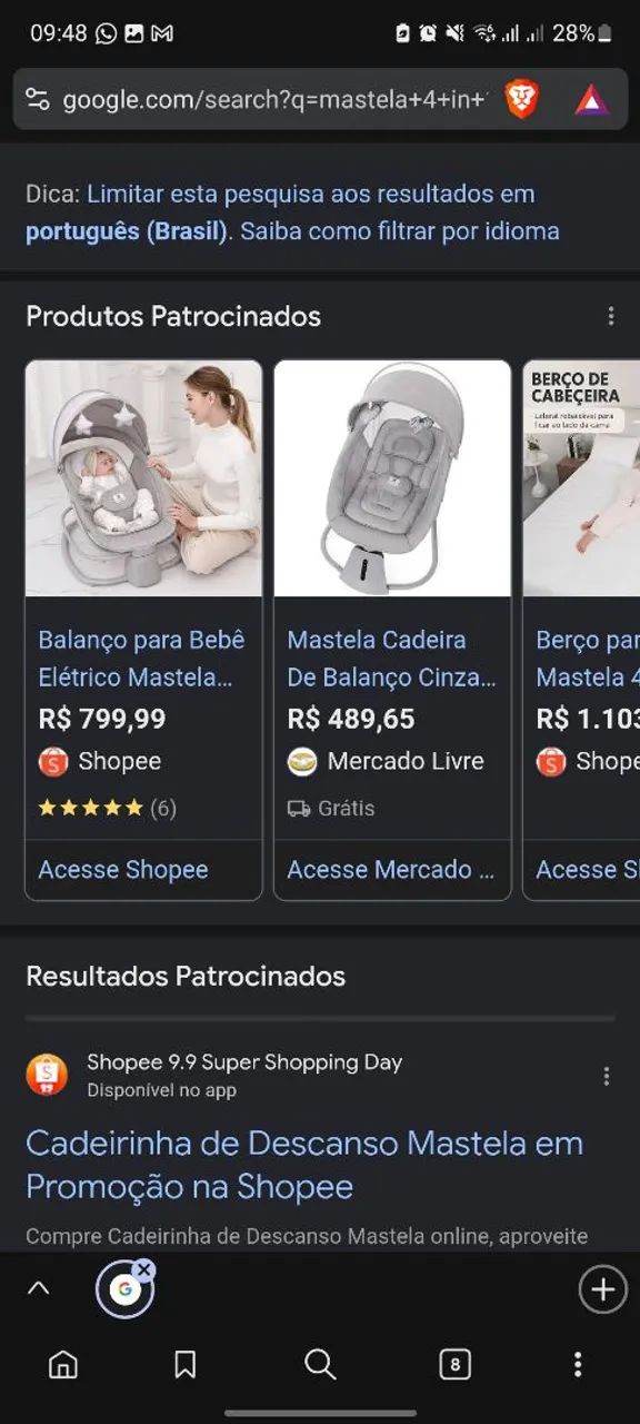 Cadeirinha Balanço Automática - Mastela 4 em 1 - Foto 5
