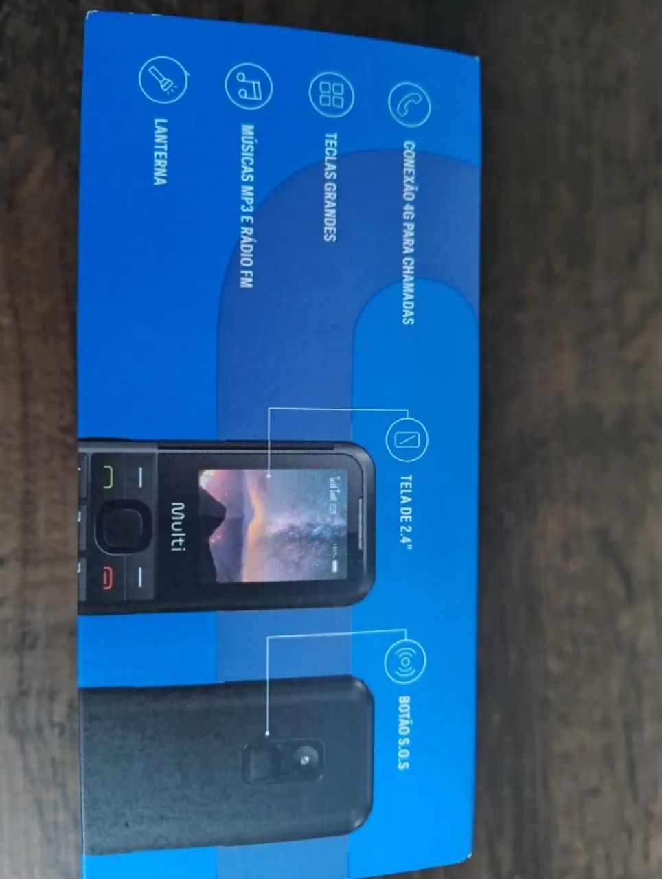 Celular Multi Vita 4G com base  - Foto 3