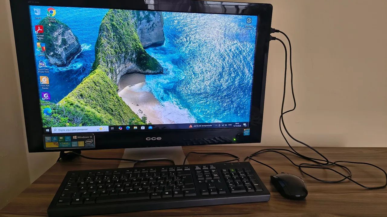 Computador CCE All-in-One 24? Completo com Teclado e Mouse.  - Foto 2