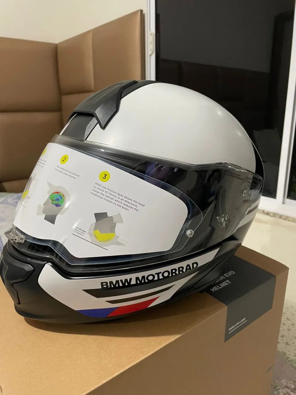 Capacete System 7 evo carbon BMW - Foto 3