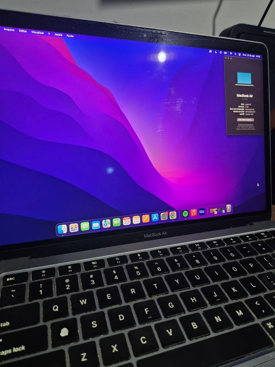 VENDO MACBOOK AIR M1 8GB RAM SSD 256GB - Foto 2