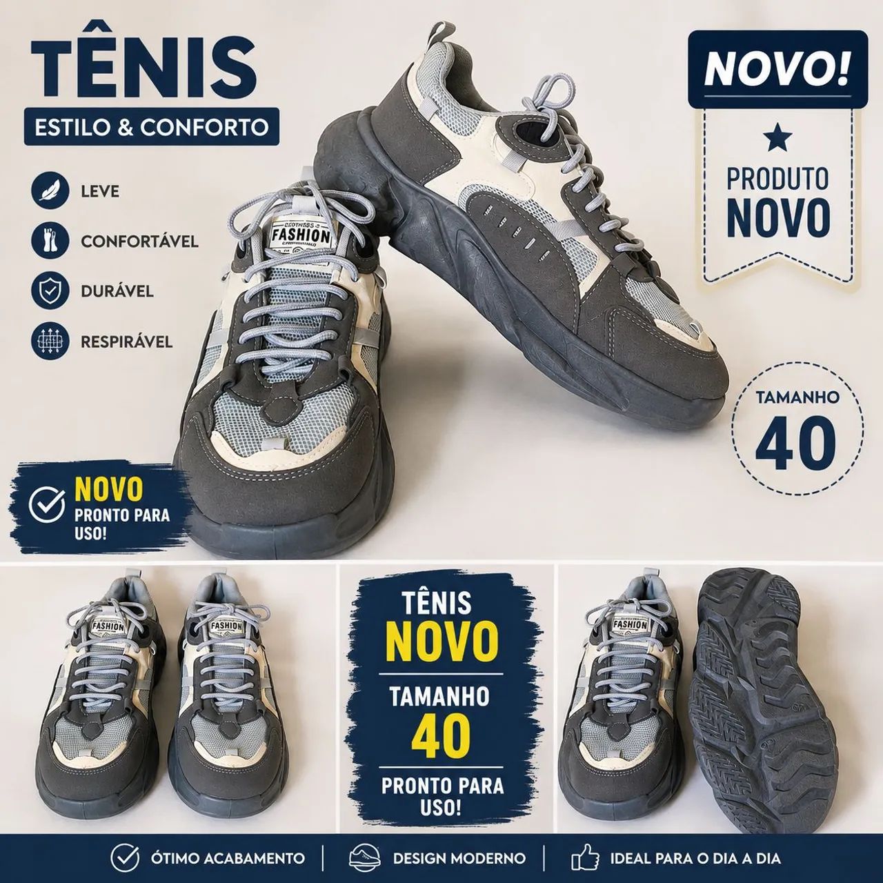Tennis nunca usado