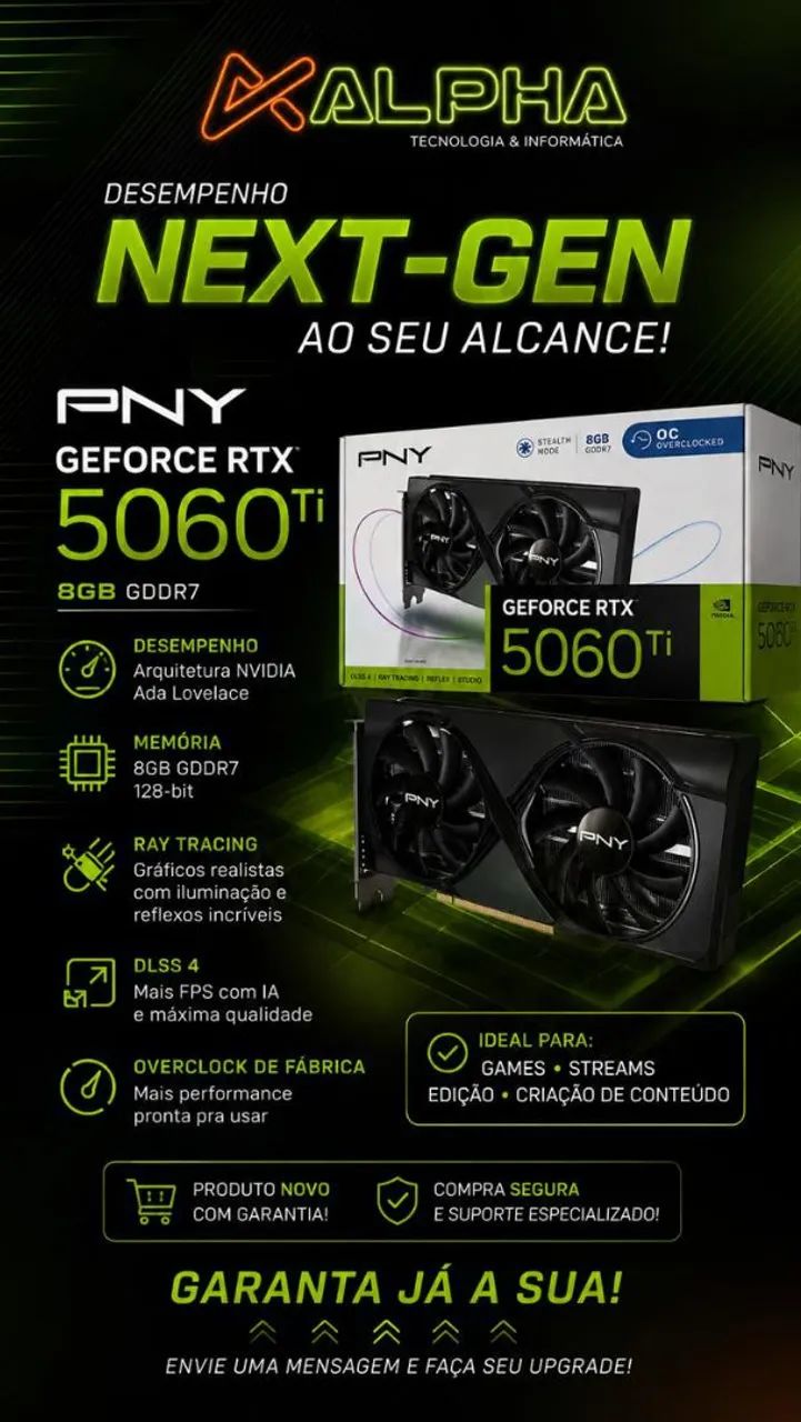 PLACA DE VÍDEO RTX 5060TI - Foto 2