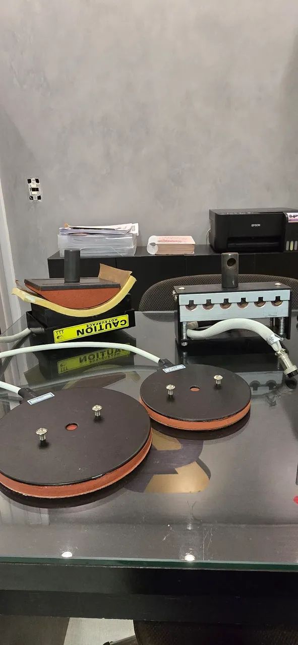 Maquina completa de personalizados + impressora - Foto 2