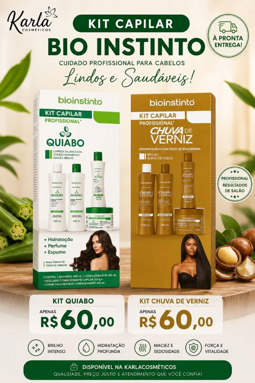 Kit capilar bio instinto 