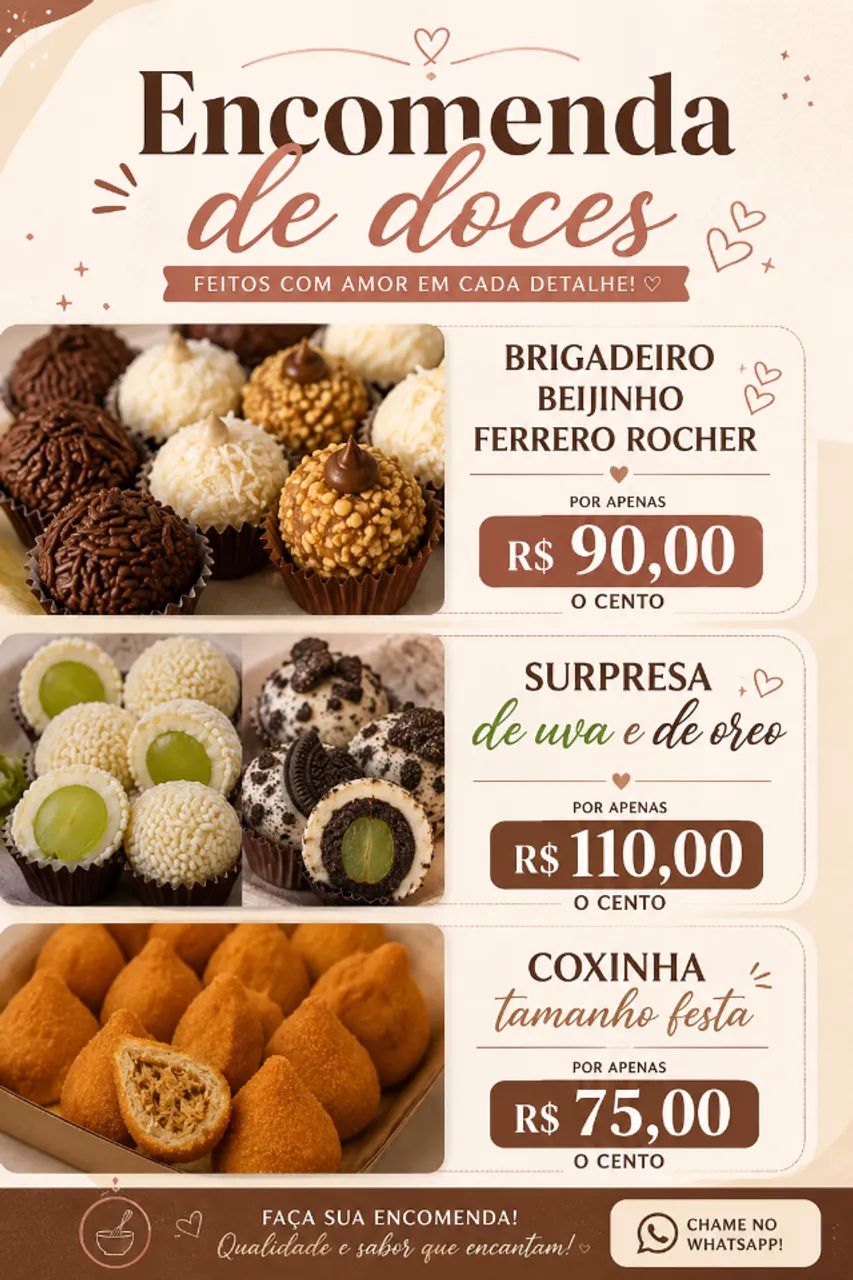 Doces e Salgados para Sua Festa