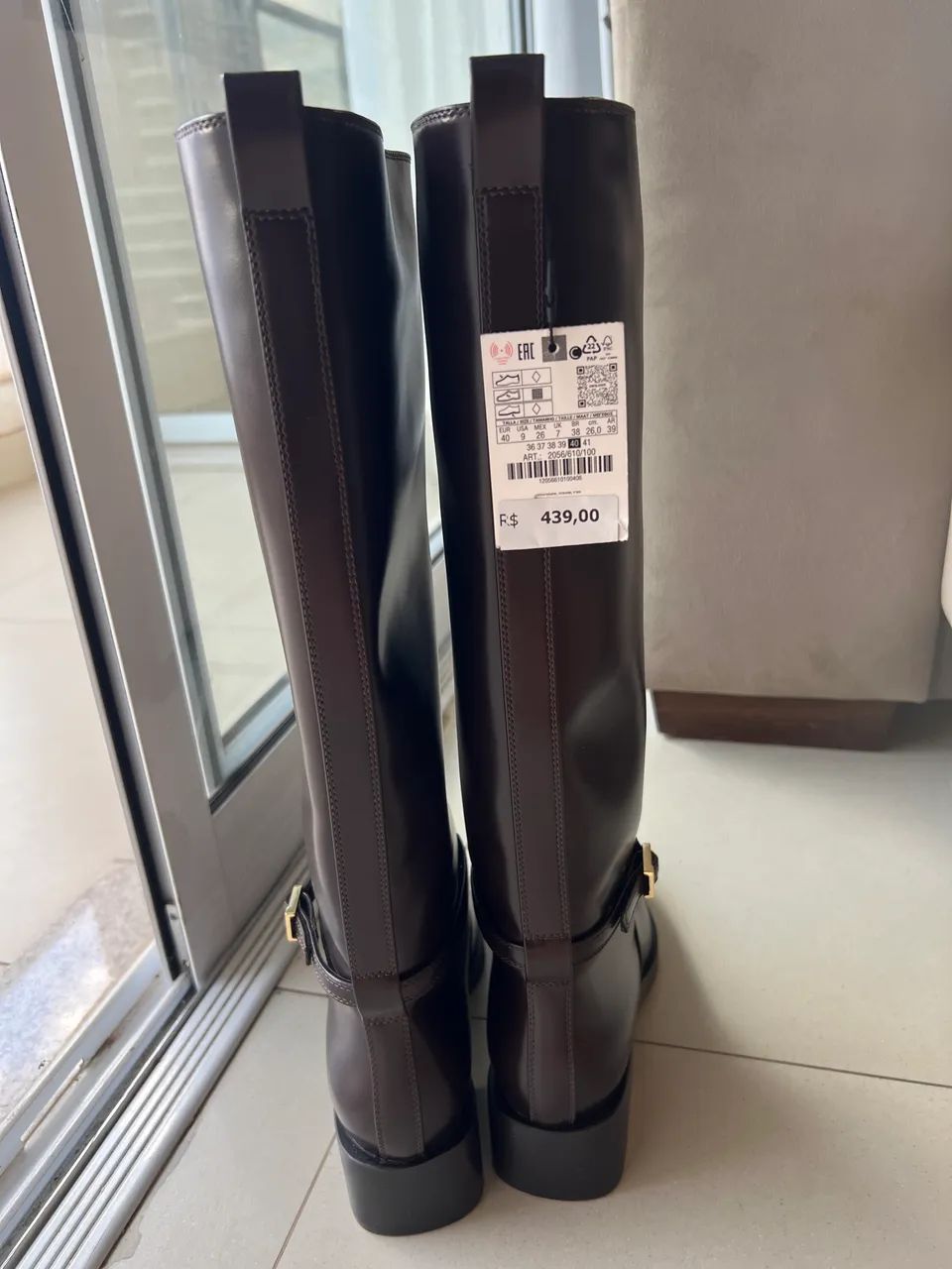 Bota Zara Couro  - Foto 4
