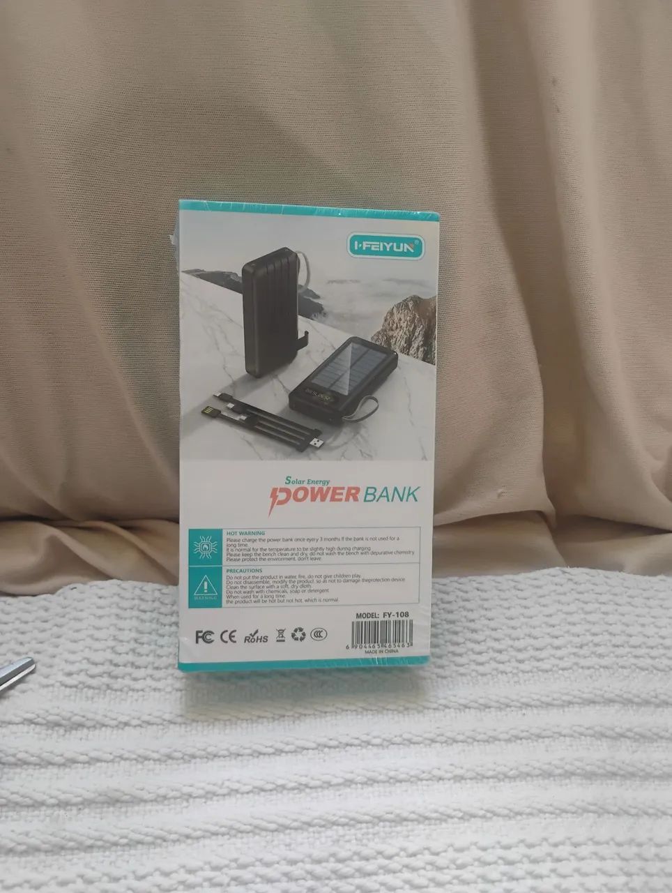 POWER BANK 20.000 MAH 5X1 + SOLAR - Foto 3