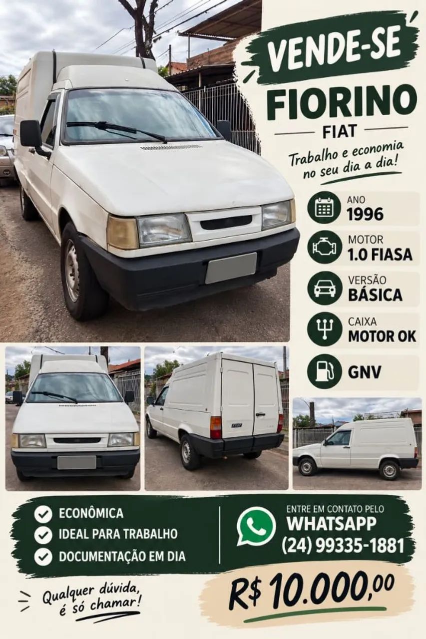 Fiat Fiorino Pick-up LX (todas) 1994