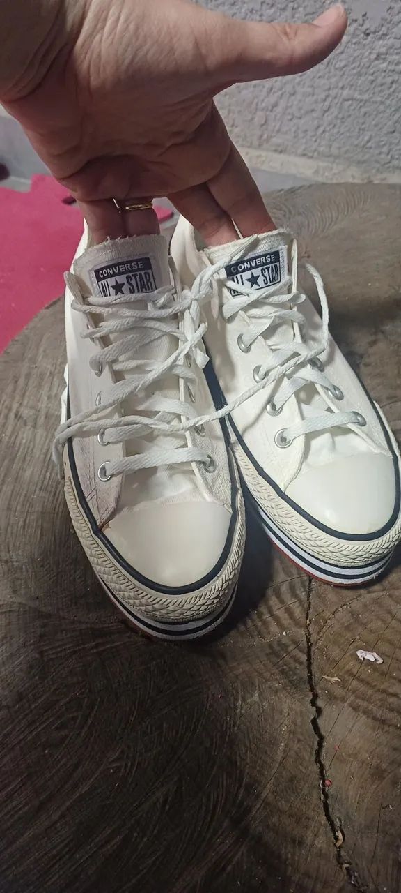 Tênis all star 38 branco - Foto 3