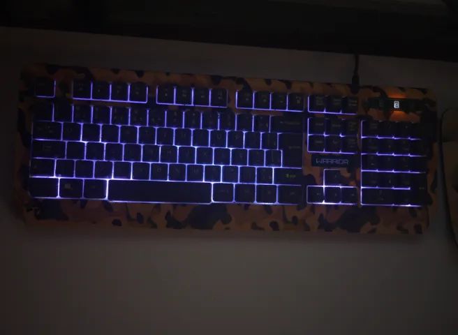 Kit teclado e mouse gamer warrior - Foto 2