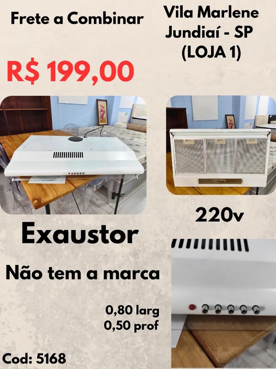 Exaustor 220 Volts 