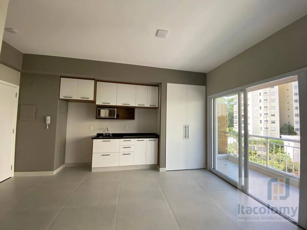 Apartamento com 1 dormitório para alugar, 50 m² por R$ 4.484/mês - Edifício Trix Tamboré - - Foto 5