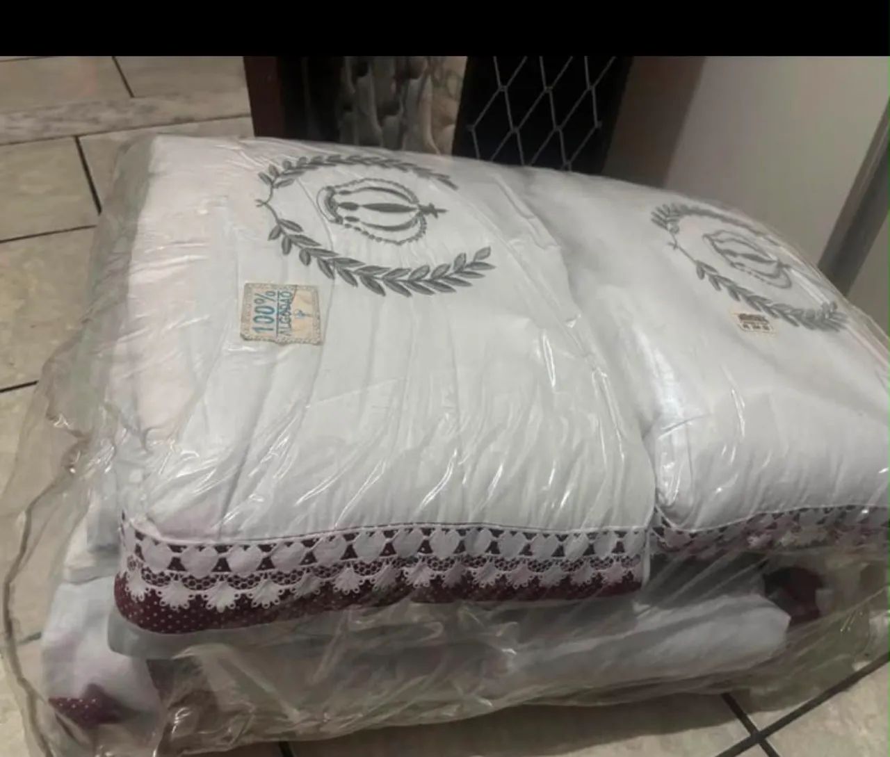 Kit berço novo na cor marrom  - Foto 2