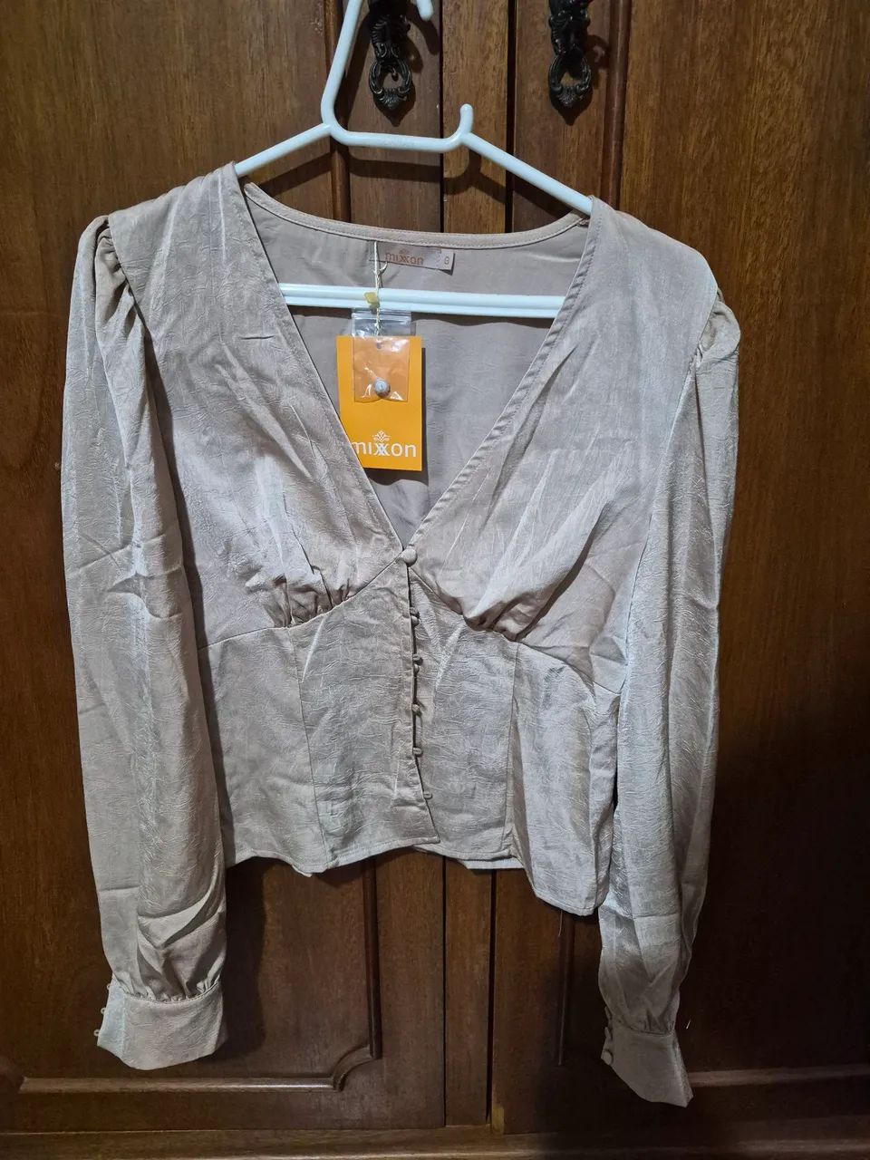 Blusa Social Champanhe