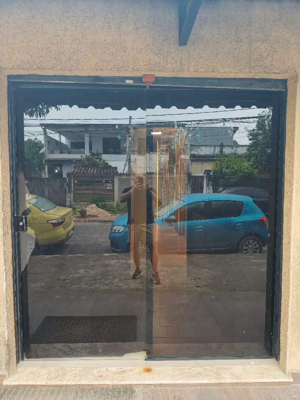 Porta de Blindex 
