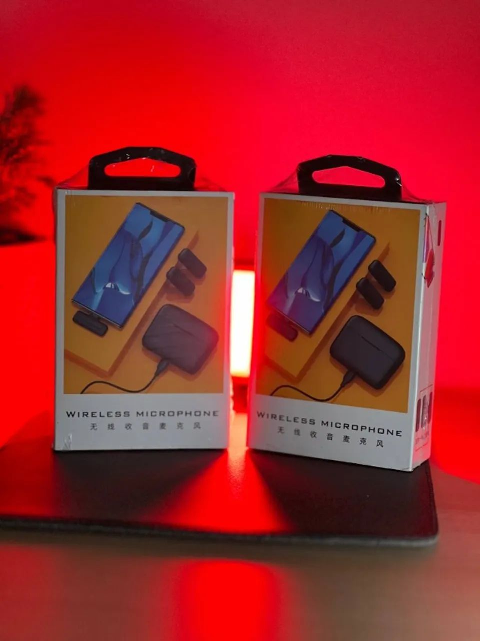 Microfone de lapela J13 lavalier duplo IOS - Foto 2