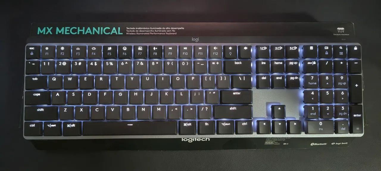Teclado Mecânico Logitech MX Sem fio  - Foto 2
