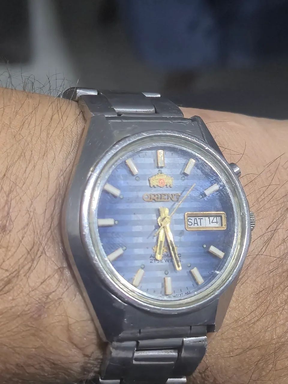 Relógio ORIENT 3 ESTRELA AUTOMÁTICO AZUL DEGRADÊ   -   TODO REVISADO - Foto 4