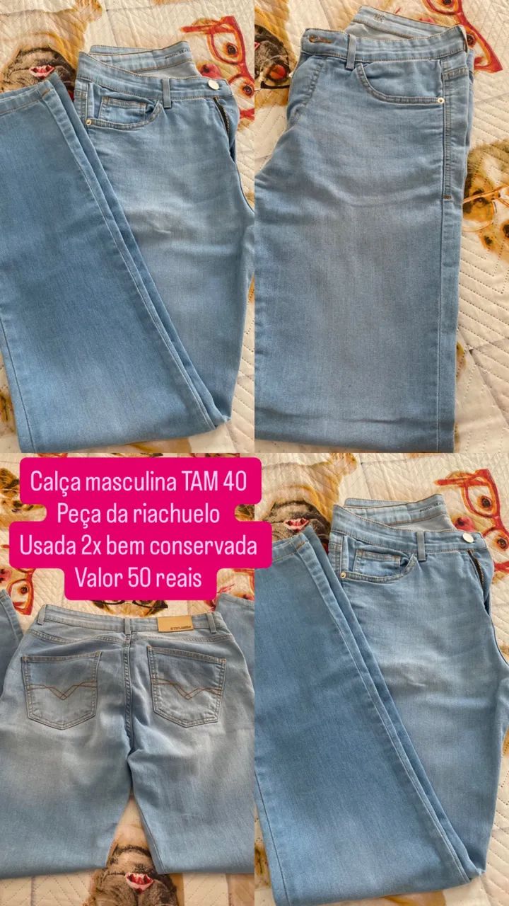 Calça jeans masculina  - Foto 5