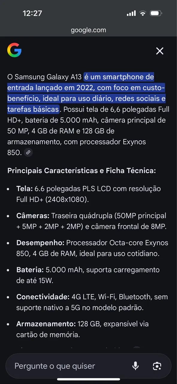 samsung A13 - Foto 3