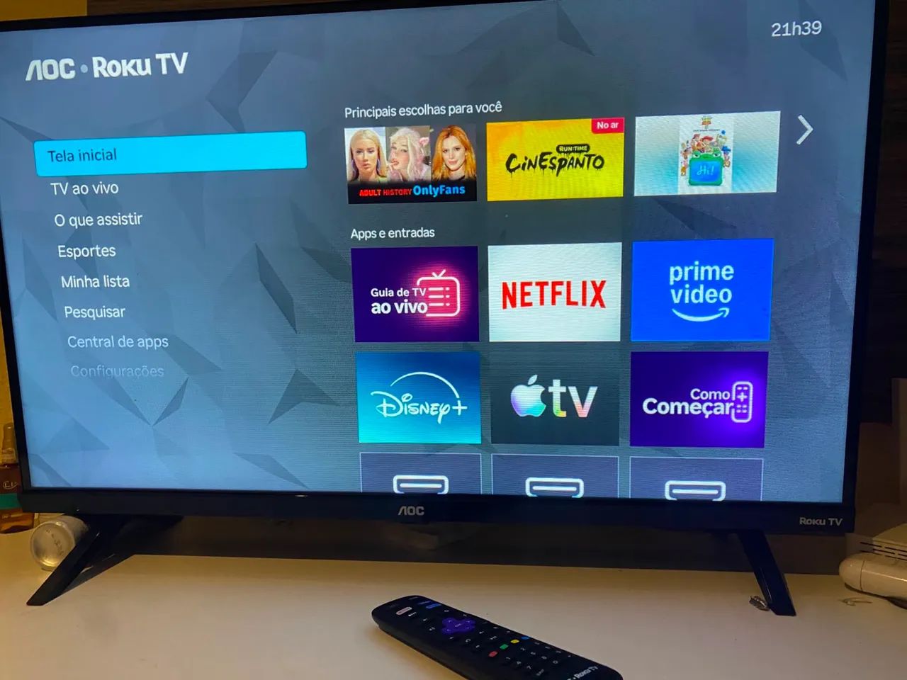 VENDO TV SMART AOC ROKU