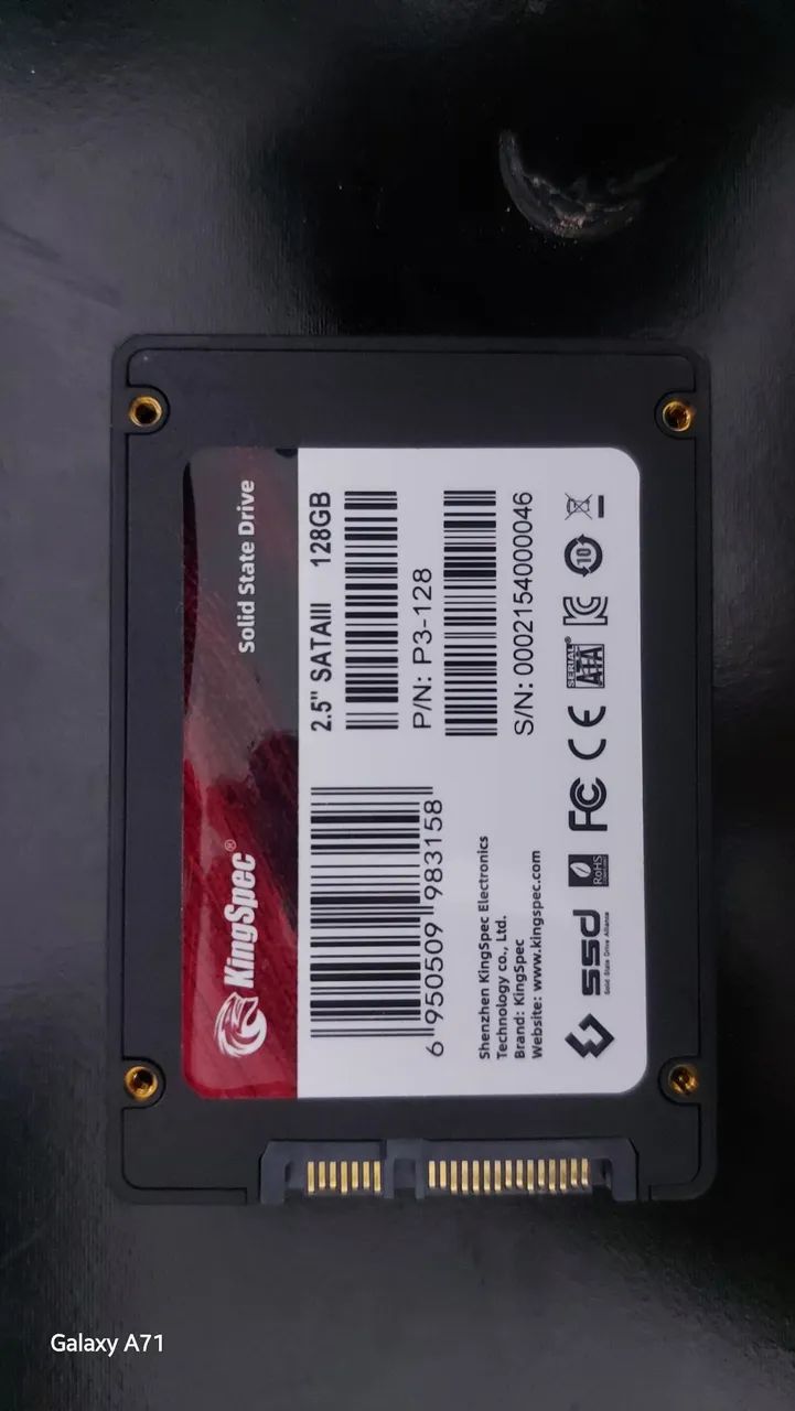SSd.   128gb.   100 reais