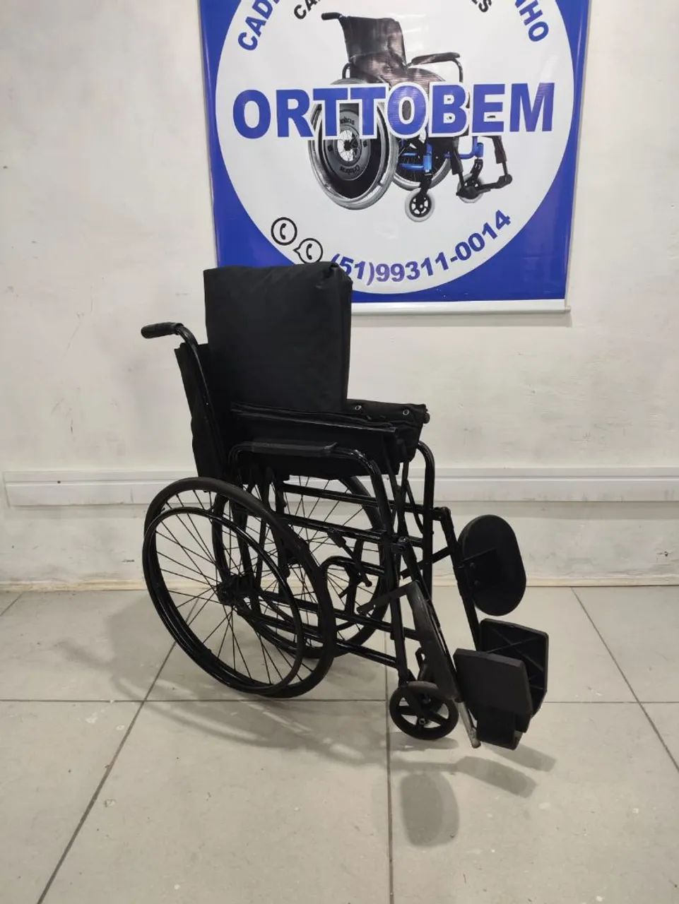 Cadeira de Rodas Elevação de Pernas e Encosto de Panturrilhas  - Foto 4