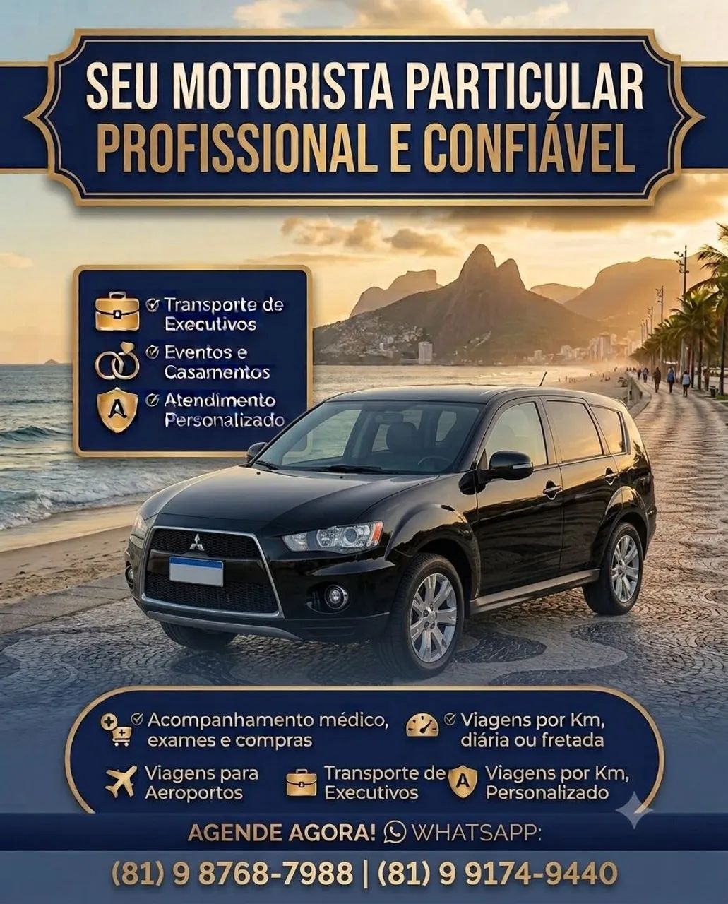Motorista particular em Peruíbe 