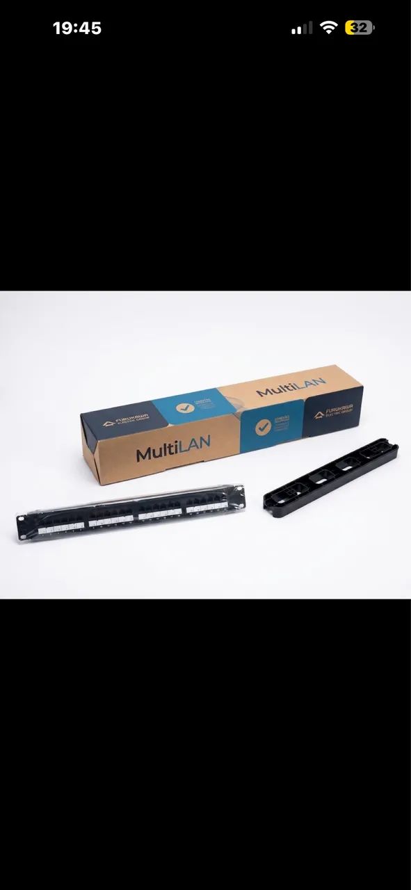 Equipamento de rede: 1 cx de cabo: 2 patch panel furukawa: 33 patch cod: 60 Keystone - Foto 2