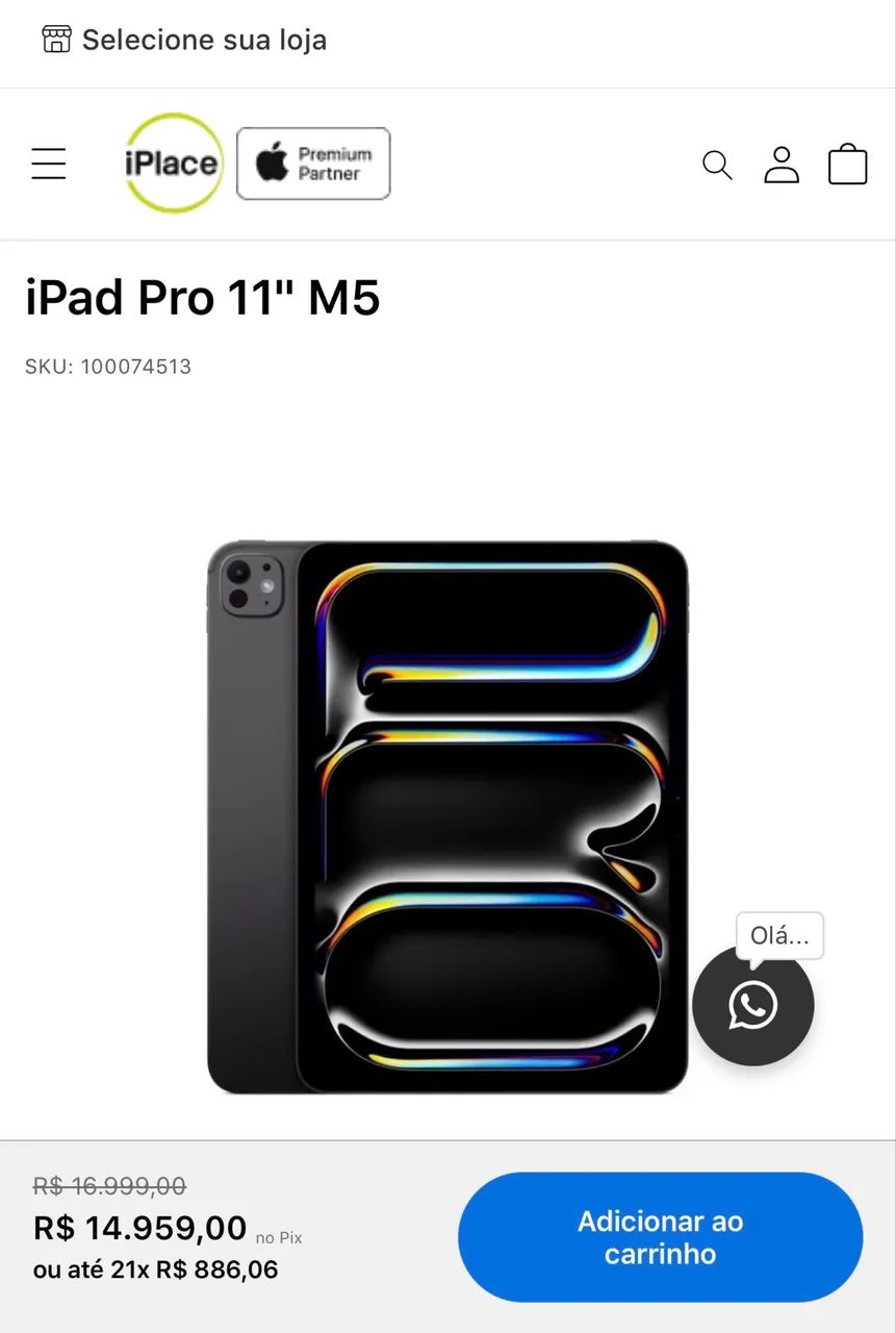 iPad Pro 11 256gb M5 wifi - inclui Apple Pencil Pro - Tablets e E