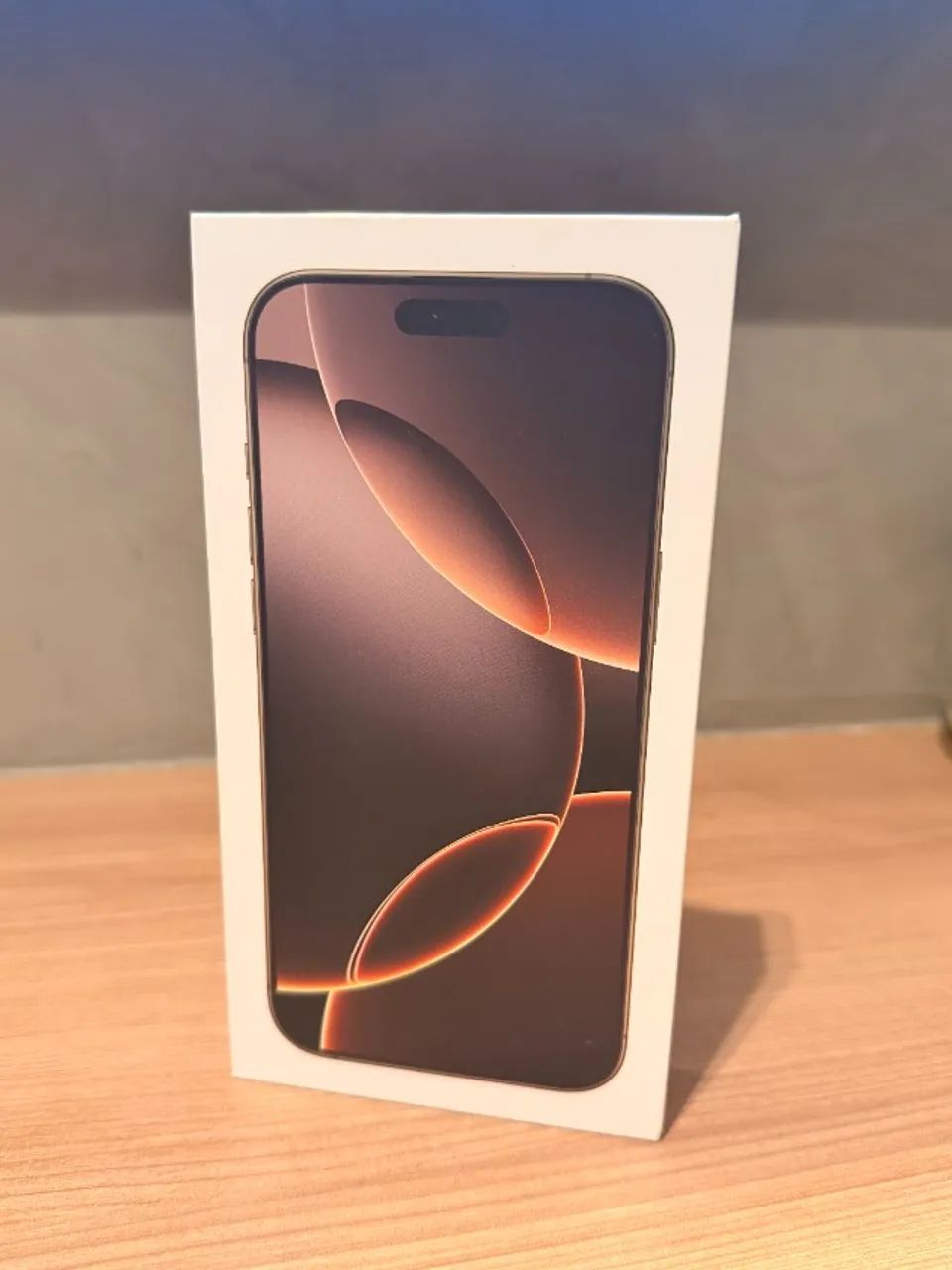 Caixa vazia iPhone 16 Pro Max ? Desert Titanium 256GB - Foto 3