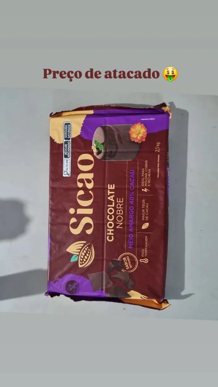 Chocolate barra 