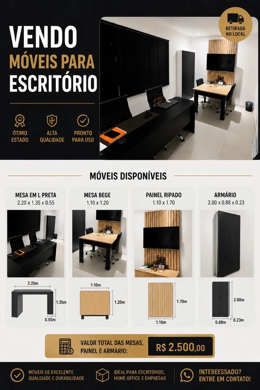 móveis para escritório