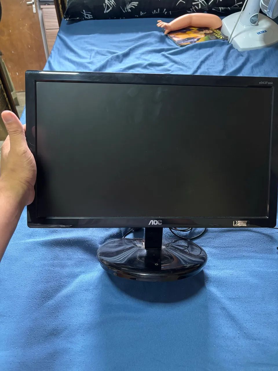 Monitor 18,5 polegadas design bem fininho marca OAC  - Foto 3