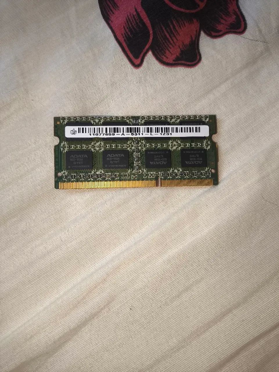 Memória ram de 4gb ddr3 de notebook 