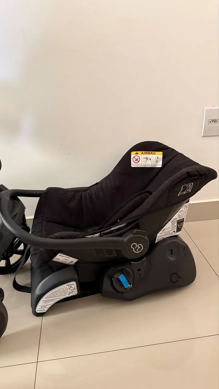 Carrinho de bebê+ bebê confort Galzerano - Foto 4
