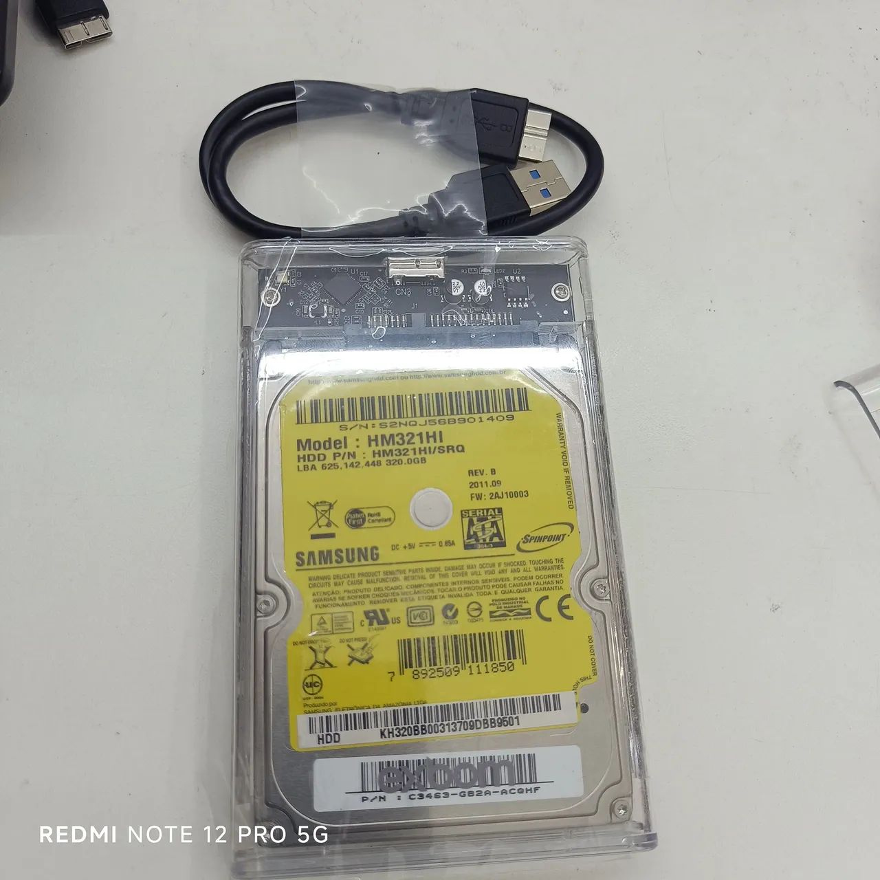 HD Externo 320 GB case USB 3.0  - Foto 4