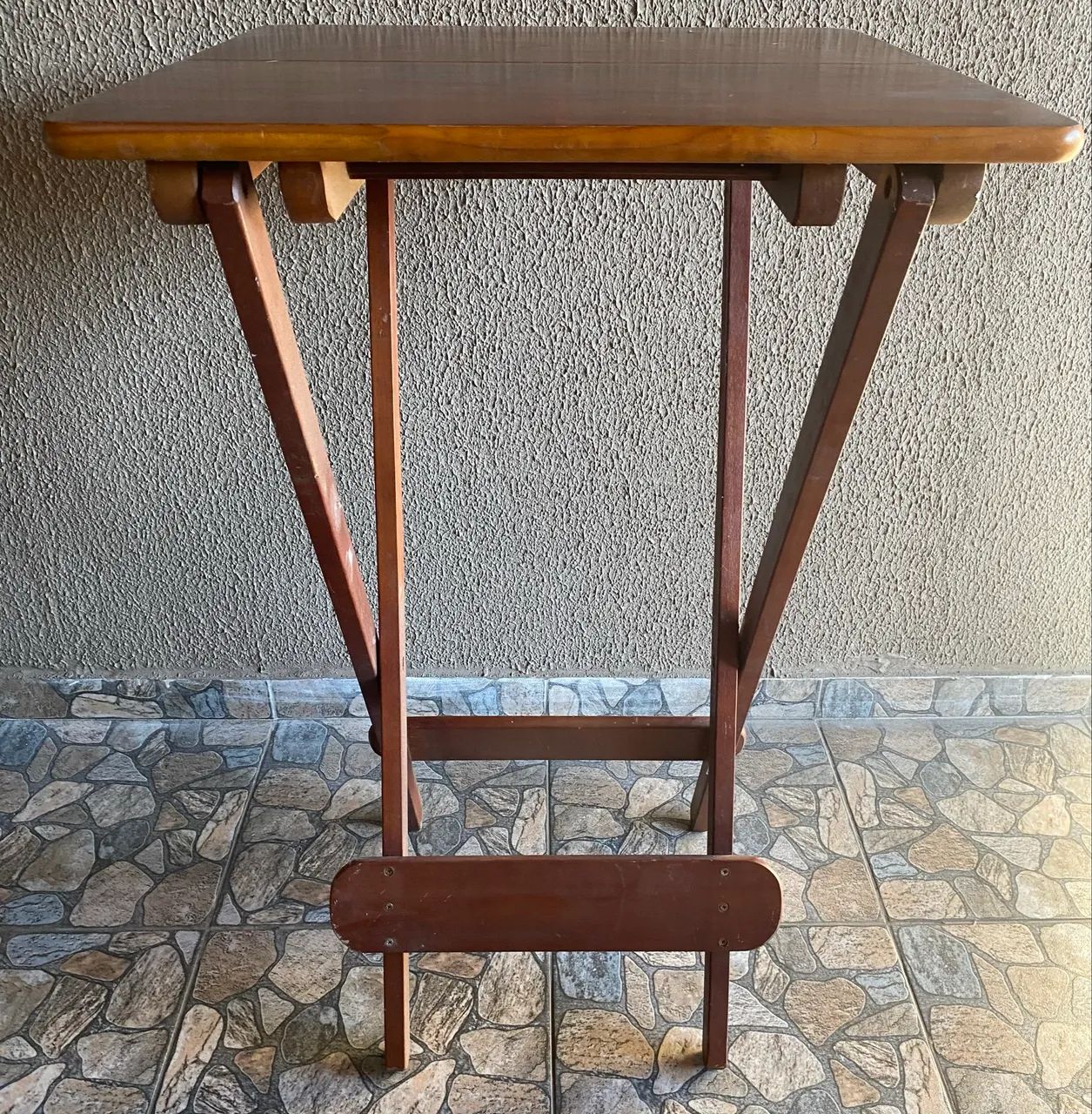 ? Mesa Dobrável de Madeira Maciça - Super Prática e Compacta! - Foto 5