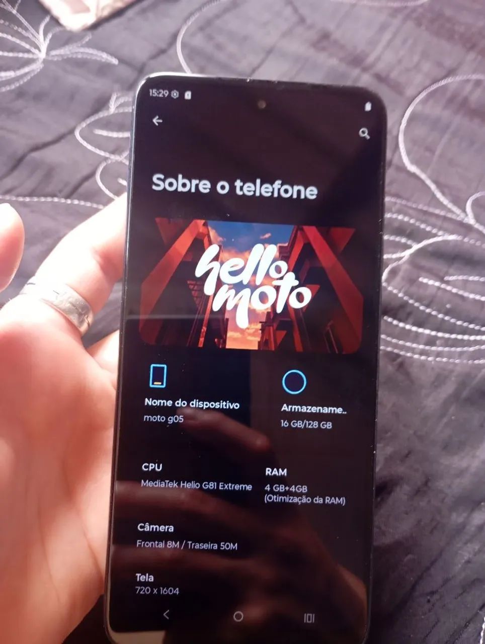 Celular Motorola g05 128 gb  - Foto 3