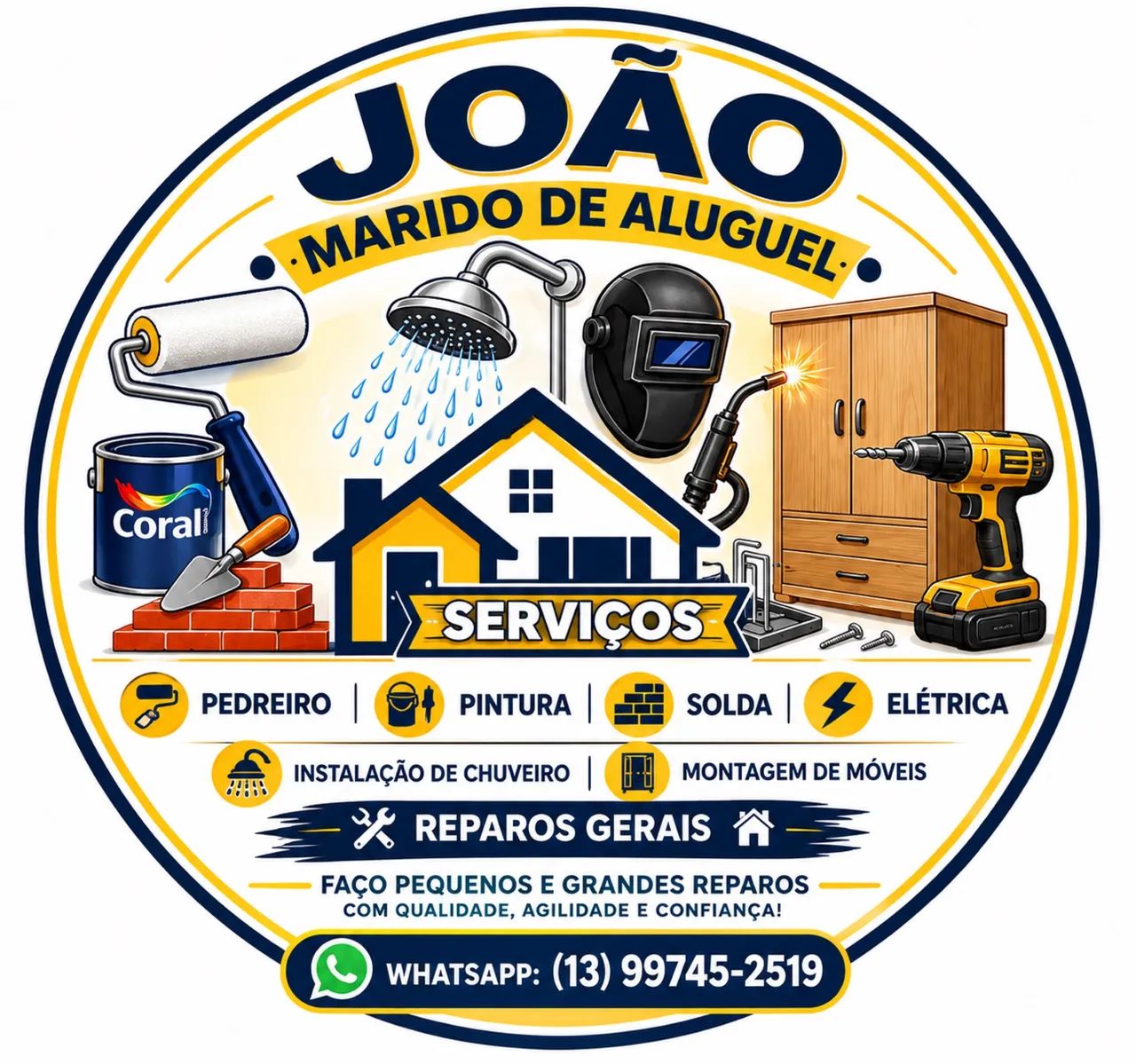Marido de aluguel reparos e instalações 