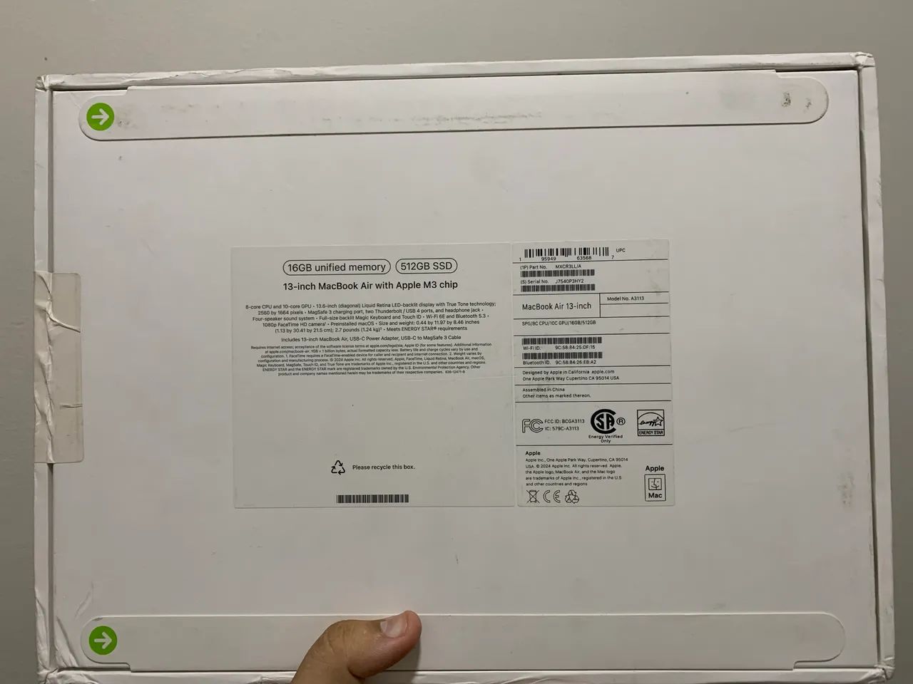 MacBook Air M3/ 16GB RAM/ 512GB SSD/ 13 polegadas - Foto 2