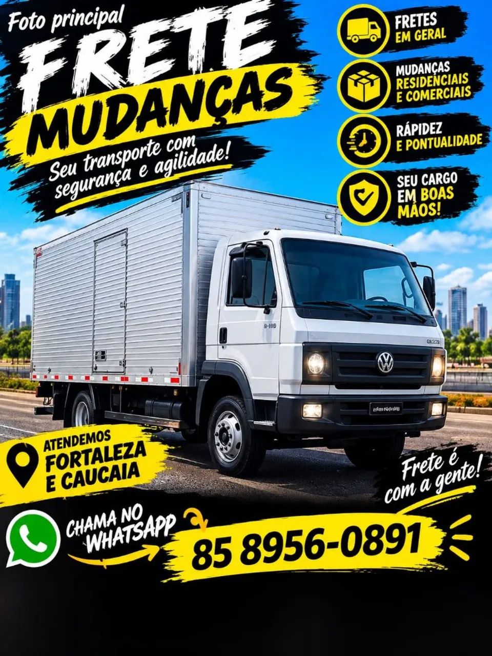 FRETES E MUDANÇAS FORTALEZA CHAMA NA BOTA