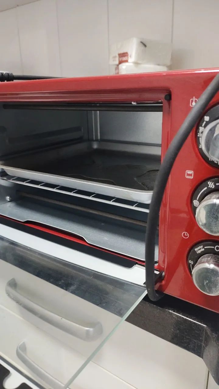 Forno elétrico_ cor vermelho  - Foto 2