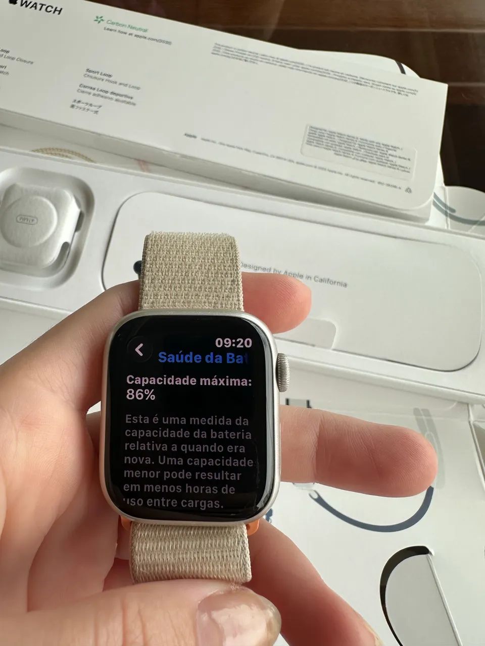 Apple Watch Series 9 GPS 41 mm, cor Starlight - Foto 2