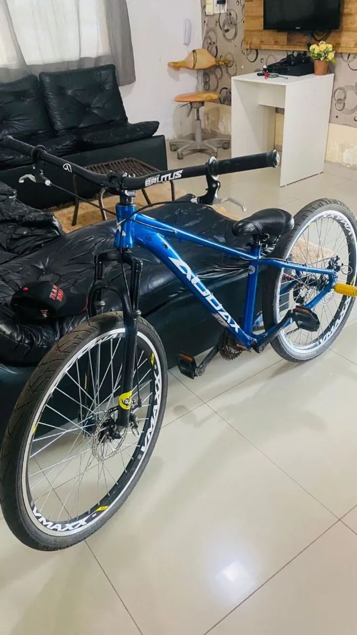 Bike Audax Aro 26/29 Azul - R$ 1.000 (Freio a Disco) - Foto 3
